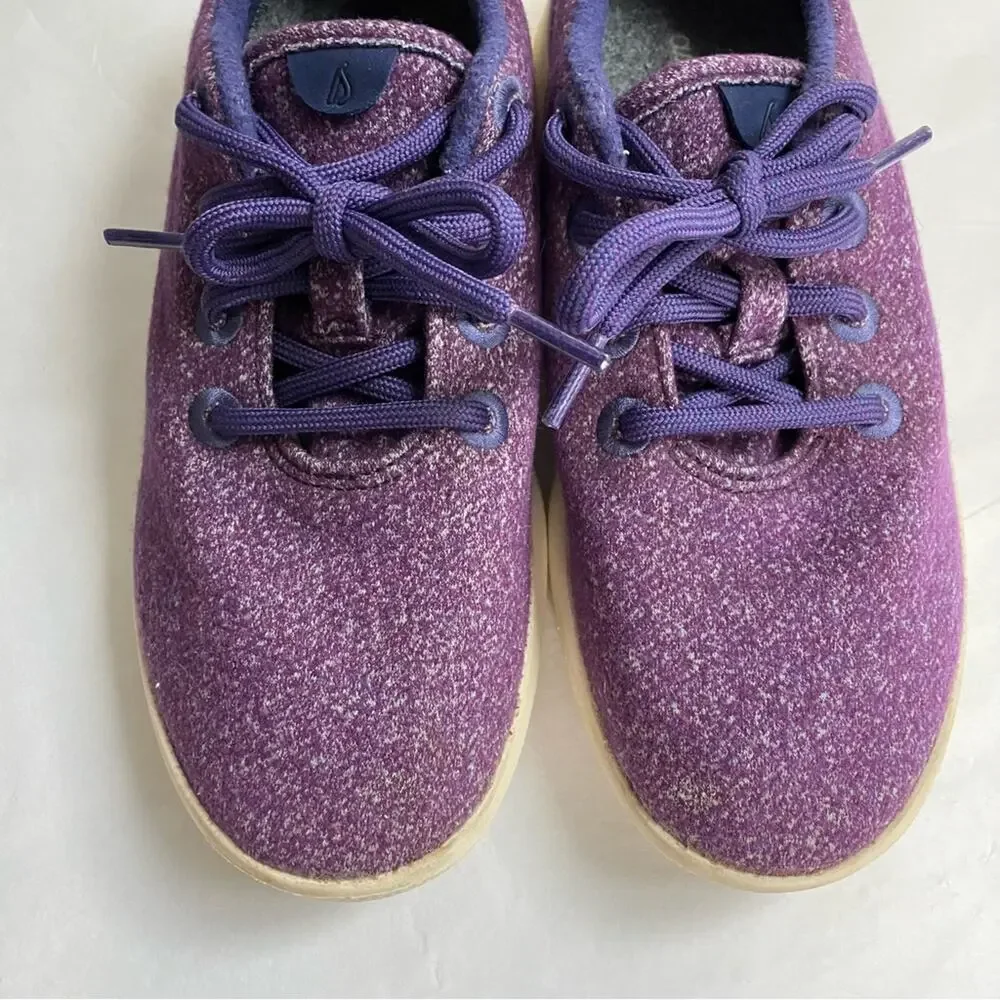 Allbirds running shoes womens 7 Wool runners‎ purple exercise gym running